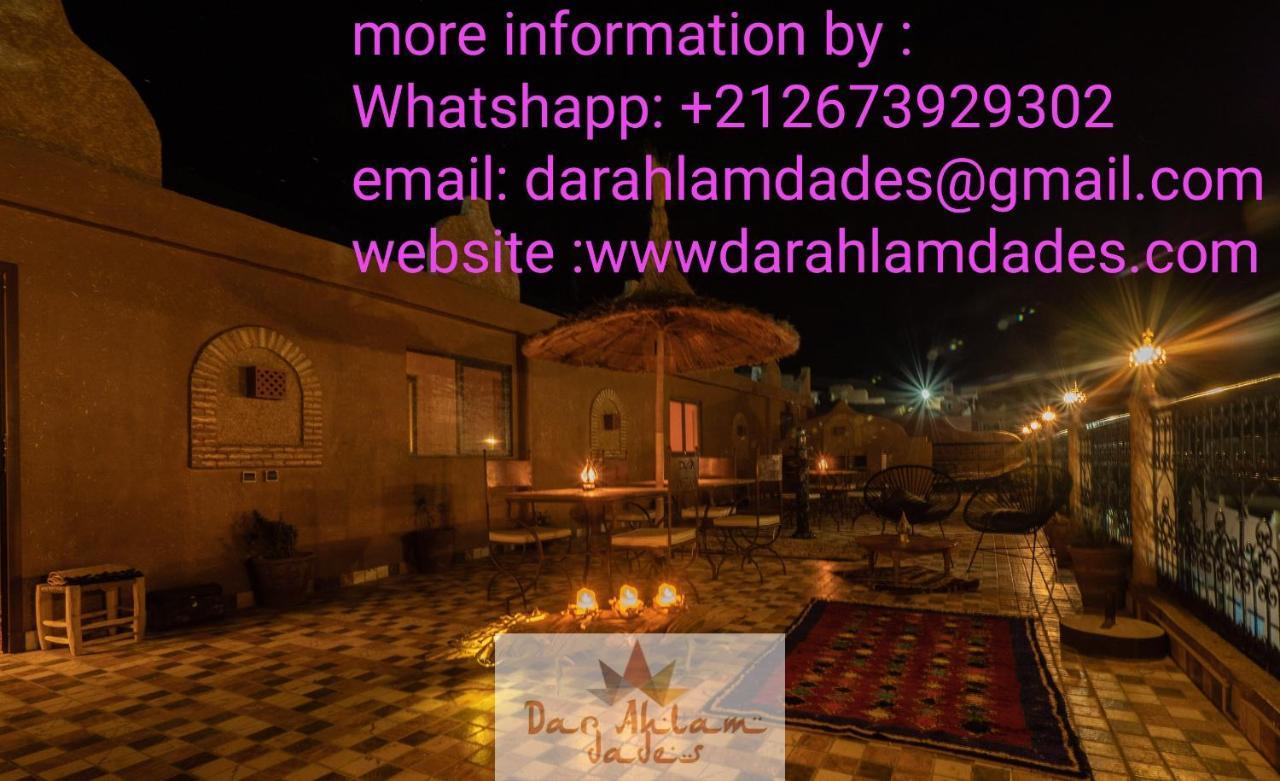 Dar Ahlam Dades Hotel Ait Ouaddar ภายนอก รูปภาพ